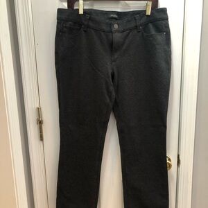 𝅺ANN Taylor Grey‎ stretchy soft comfy long pants size 12  #p1006